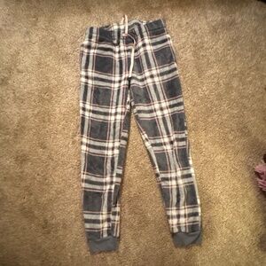 Fuzzy pajama pants